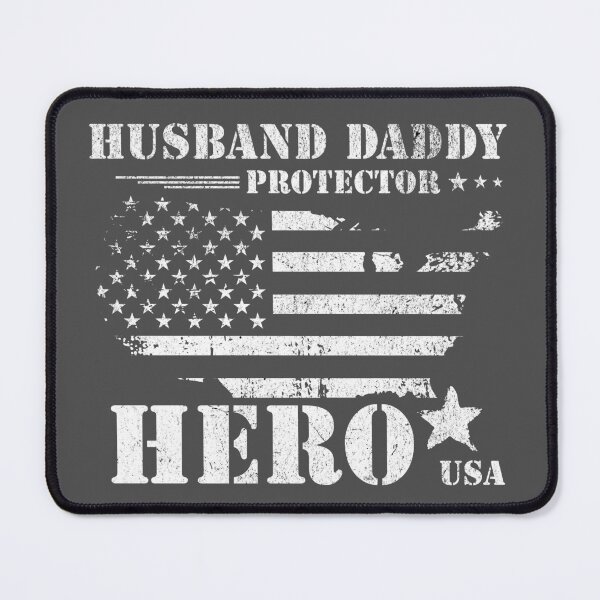 Item preview, Husband Daddy Protector Hero Fathers Day American Flag designed and sold by nicksvp.