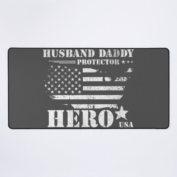Item preview, Husband Daddy Protector Hero Fathers Day American Flag designed and sold by nicksvp.