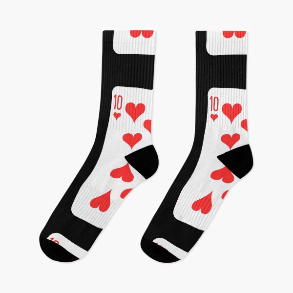 Item preview, 10 of hearts, deck of cards, card game designed and sold by Numbers-Art.