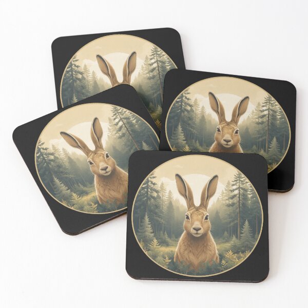 Item preview, Hare in the forest designed and sold by AlliAll-Digital.