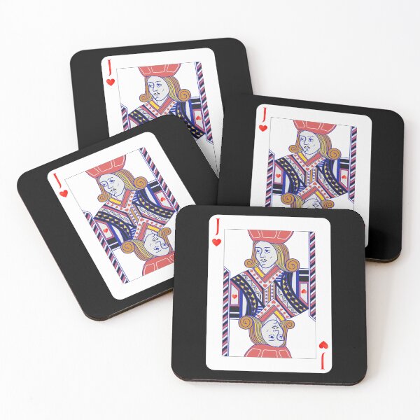 Item preview, jack of hearts, deck of cards, card game designed and sold by Numbers-Art.