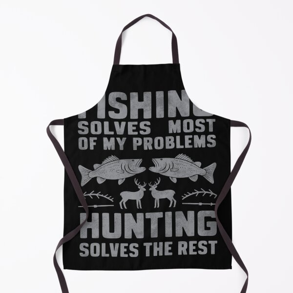 Item preview, Fishing Solves Most Of My Problems Hunting designed and sold by PrintItStudio.
