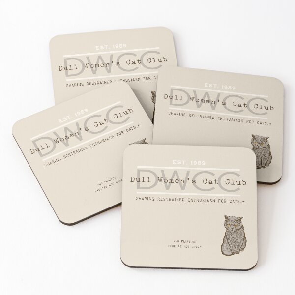 Item preview, Dull Women's Cat Club - No Flirting designed and sold by Corinne Alexa Jackson.