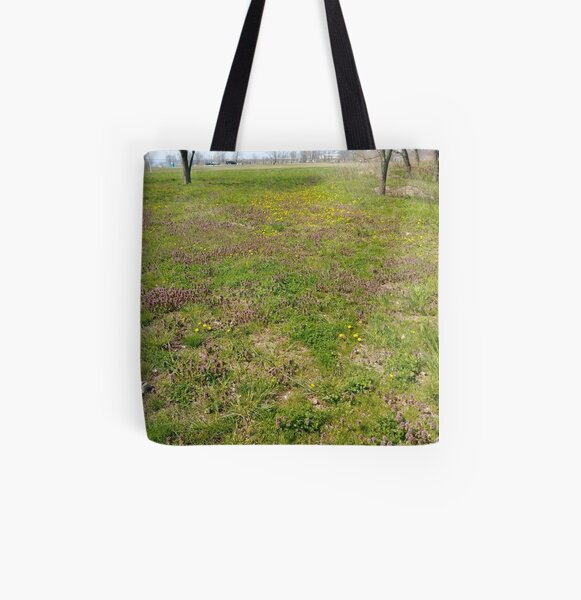 Happiness, Building, Skyscraper, New York, Manhattan, Street, Pedestrians, Cars, Towers, morning, trees, subway, station, Spring, flowers, Brooklyn All Over Print Tote Bag