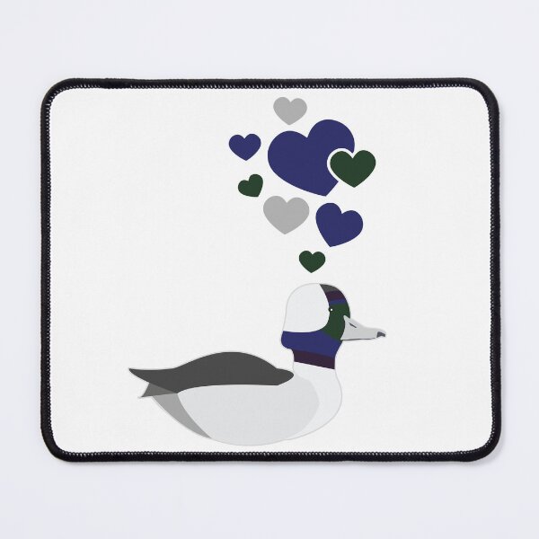 Item preview, Cute Bufflehead Duck With Hearts designed and sold by eternallygifted.