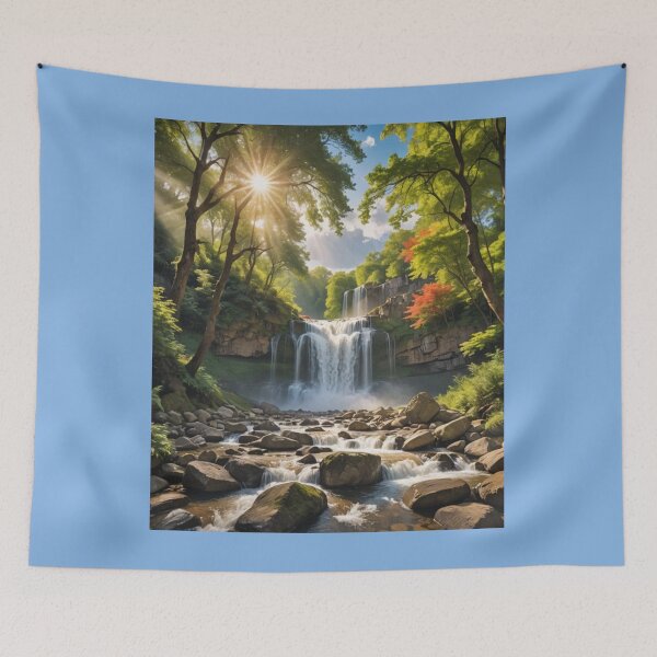 Item preview, Waterfall paradise designed and sold by seahorse crossing.