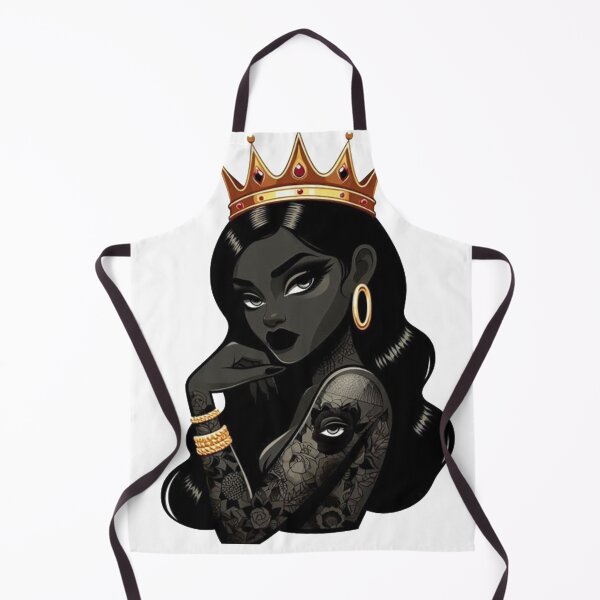 Item preview, Powerful mystic Queen with tattoos and a crown designed and sold by DudzDesignz.