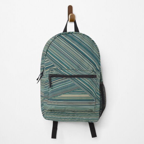 Item preview, Crisscross Contemporary Bold Stripes Teal designed and sold by Alchemy-A-La-G.