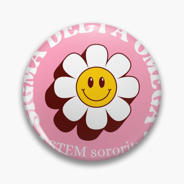 Item preview, Flower Smiley  designed and sold by Sigma Delta  Omega.