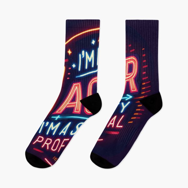 Item preview, I'm not a hacker I'm a Security Professional, typography, neon designed and sold by maxmaj.