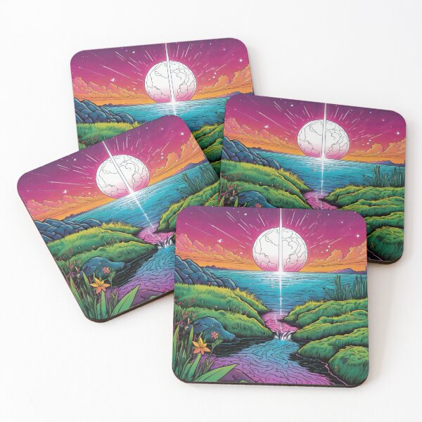 Item preview, Galactic Genesis: Synthwave Star Tarot Visions designed and sold by kimisahavana.