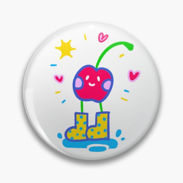 Item preview, Cute Cherry with Rainboots designed and sold by LowPolyPigeon.