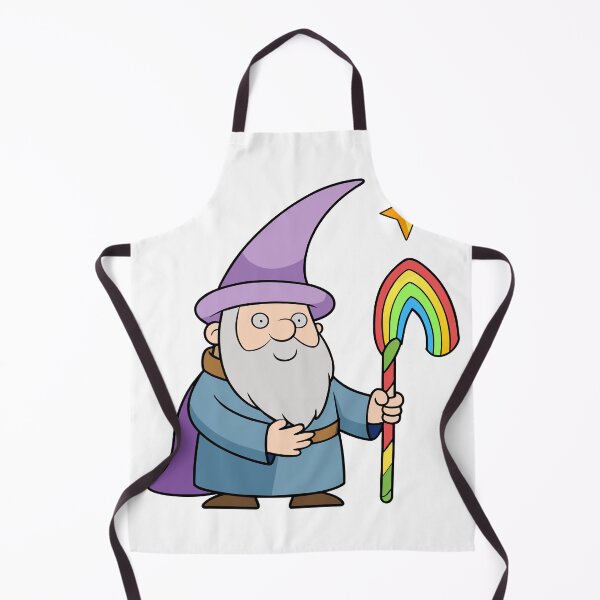Item preview, Plump Rainbow Wizard Crafting a Magical Staff designed and sold by omerfdln34.