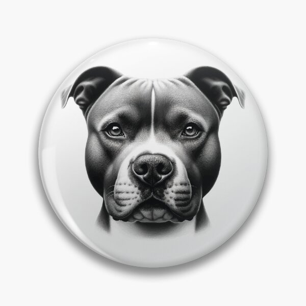Artikelvorschau, Intensives Porträt des Pitbulls entworfen und verkauft von JawArts.