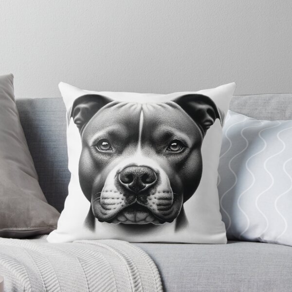 Item preview, Intense Portrait of the Pitbull designed and sold by JawArts.