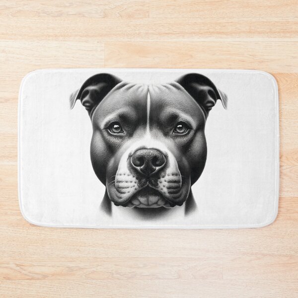 Item preview, Intense Portrait of the Pitbull designed and sold by JawArts.