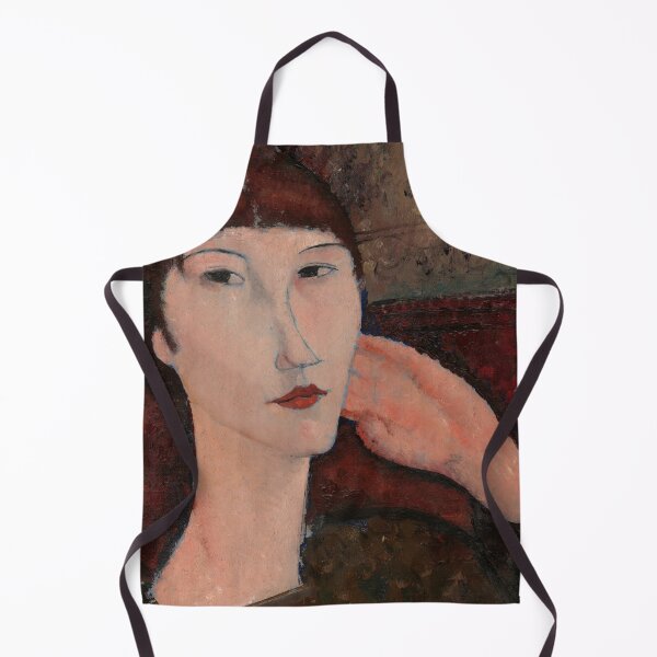 Item preview, Amedeo Modigliani adrienne woman with bangs designed and sold by TeeARTHY.