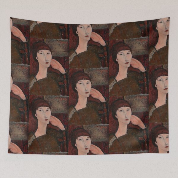 Item preview,  Amedeo Modigliani  adrienne  woman with bangs designed and sold by TeeARTHY.