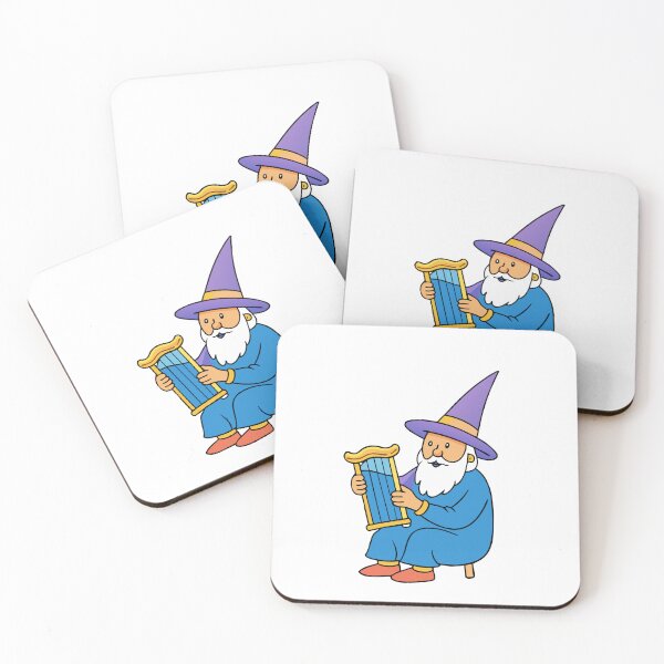 Item preview, Plump Rainbow Wizard Sitting in a Meadow designed and sold by omerfdln34.