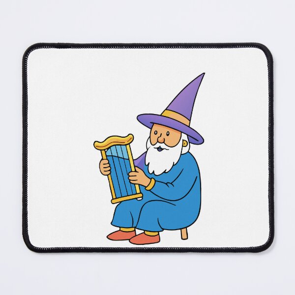 Item preview, Plump Rainbow Wizard Sitting in a Meadow designed and sold by omerfdln34.