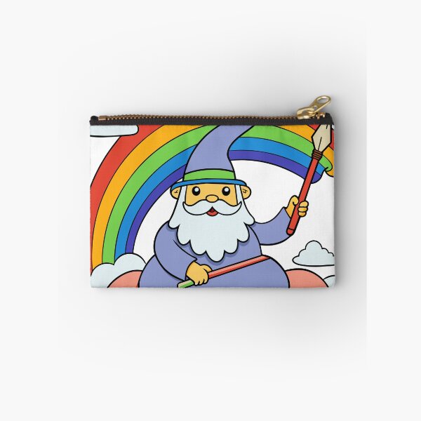 Item preview, Plump Rainbow Wizard Sitting on a Fluffy Cloud designed and sold by omerfdln34.