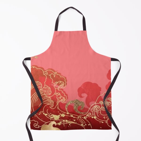 Item preview, Kimono art with goldfish and wave  designed and sold by Wa Wonder.