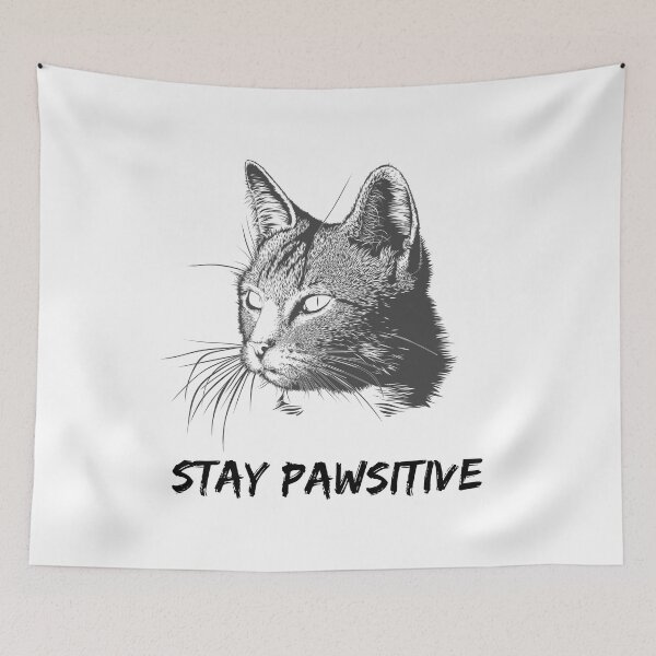 Item preview, Cat: Stay Pawsitive designed and sold by dalastore.