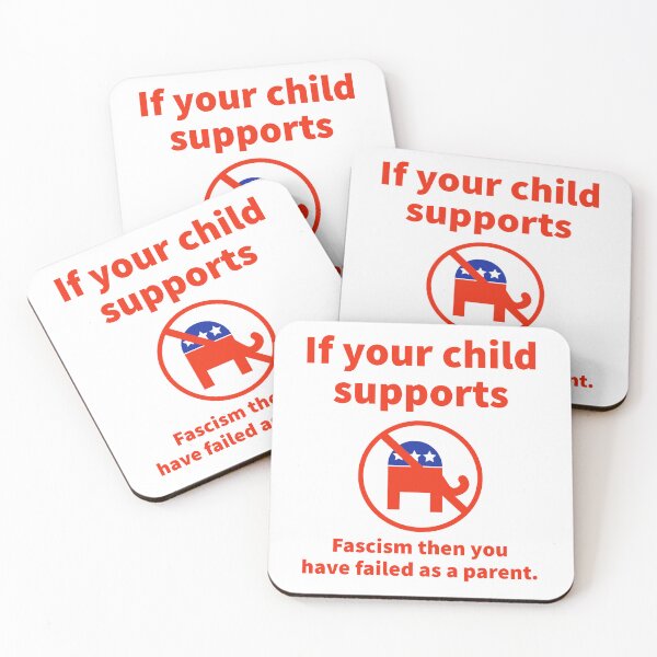 Item preview, If your child supports fascism you have failed as a parent  designed and sold by Rachel the Artist .