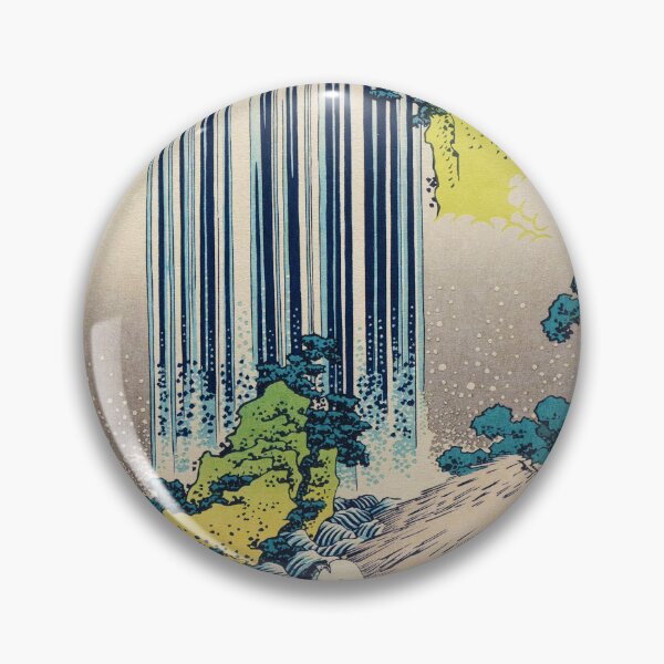 Item preview, Yoro Waterfall in Mino Province by Katsushika Hokusai designed and sold by Takeda-art.