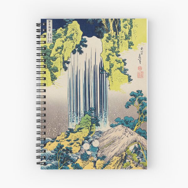 Item preview, Yoro Waterfall in Mino Province by Katsushika Hokusai designed and sold by Takeda-art.