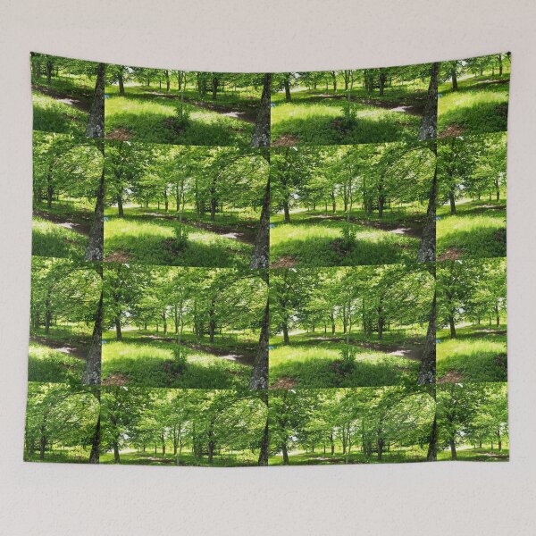 Item preview, Early summer green trees and grasses designed and sold by naturematters.