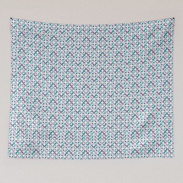 Item preview, Purple and Teal Geometric Pattern designed and sold by AlienOccupation.