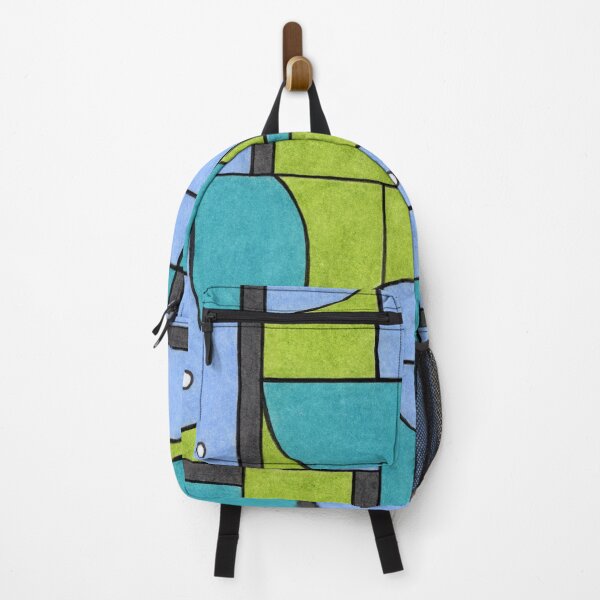Item preview, Modern Geometric Abstract Art in Cool Tones designed and sold by TheJoeyStudio.