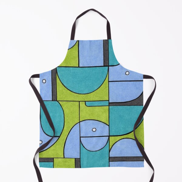 Item preview, Modern Geometric Abstract Art in Cool Tones designed and sold by TheJoeyStudio.