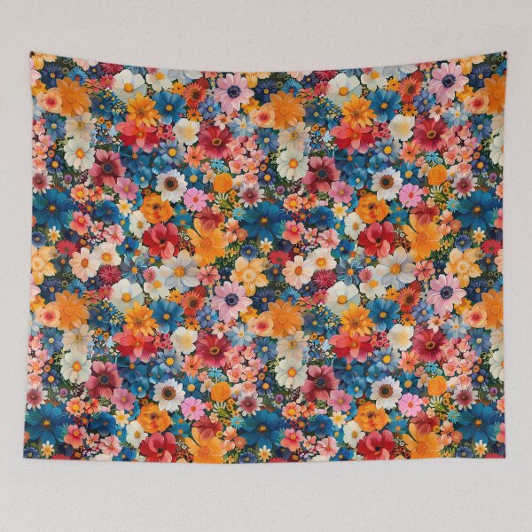 Aperçu de l'œuvre Harmonie Florale Aquarelle créée et vendue par Windy-market.