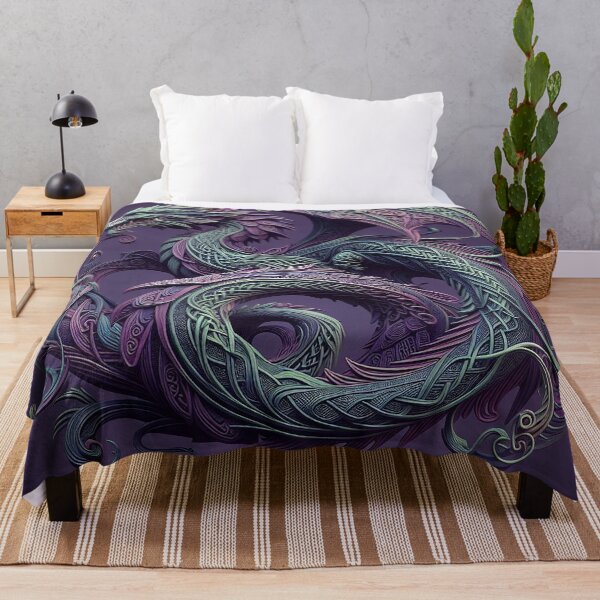 Item preview, THE GRAPE CELTIC DRAGON designed and sold by Foxlindesigns.