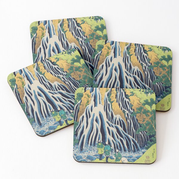 Item preview, Kirifuri Waterfall on Mount Kurokami by Katsushika Hokusai designed and sold by Takeda-art.