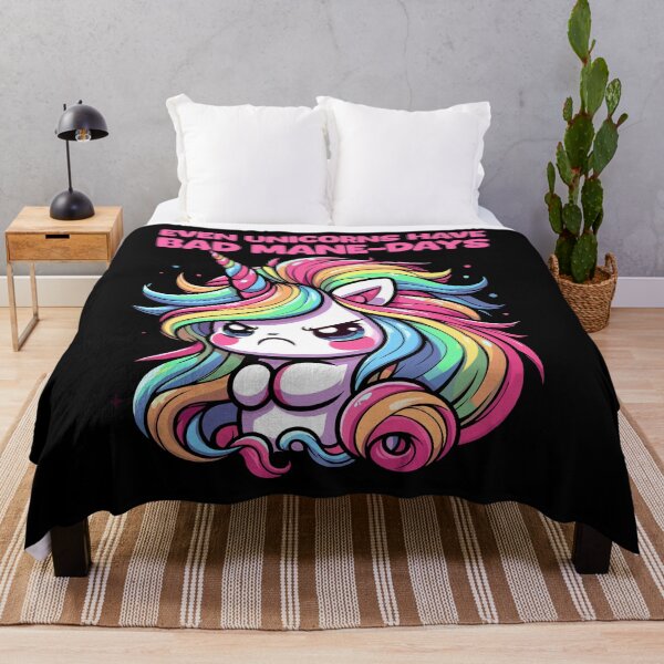 Item preview, Unicornio del mal lunes - Diseño adorable designed and sold by Brudy-R.