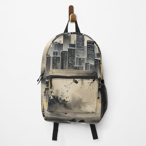Item preview, Moonlit City: Inked Cityscape designed and sold by REALDesign-Shop.
