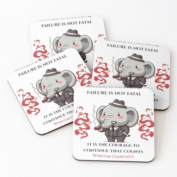 Item preview, Winston Churchill Elephant designed and sold by LemuellTrends.