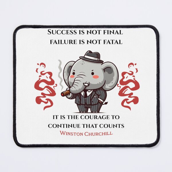 Item preview, Winston Churchill Elephant designed and sold by LemuellTrends.