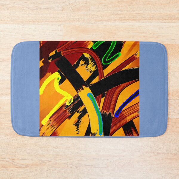 Item preview, Abstract digital painting with strong colours. designed and sold by thalasson.