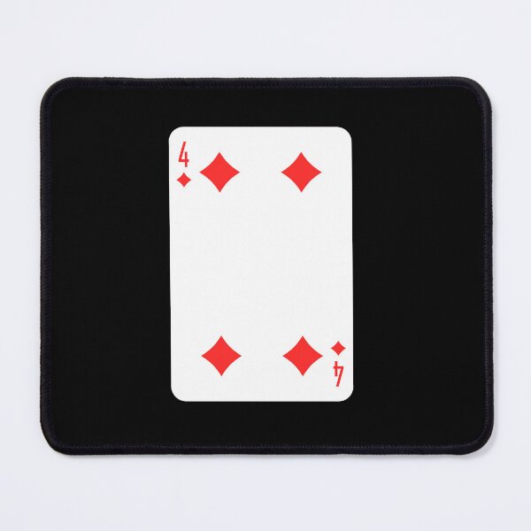 Item preview, 4 of diamonds, deck of cards, card game designed and sold by Numbers-Art.