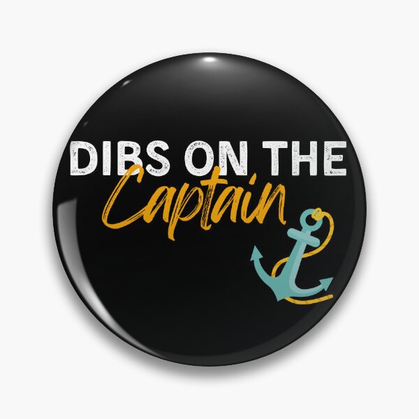 Item preview, Dibs On The Captain Funny Captain Wife Retro Boating Boat  designed and sold by ArtFromBeyond.