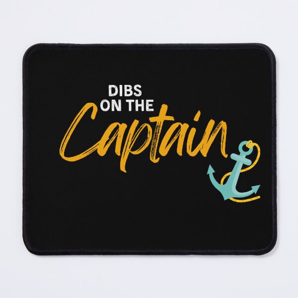 Item preview, Dibs On The Captain Funny Captain Wife Retro Boating Boat  designed and sold by ArtFromBeyond.