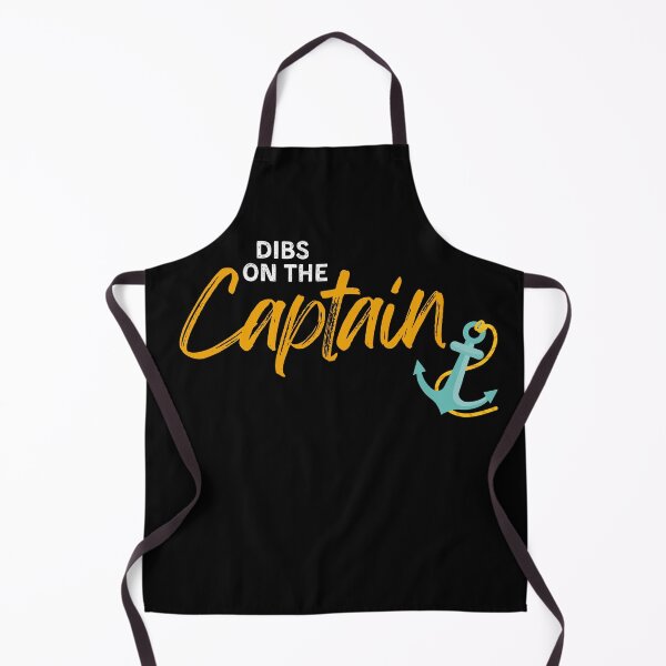 Item preview, Dibs On The Captain Funny Captain Wife Retro Boating Boat designed and sold by ArtFromBeyond.