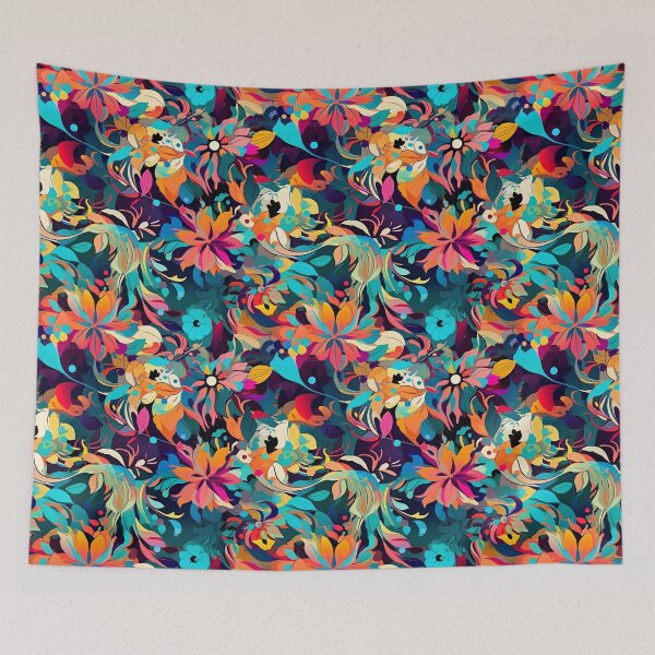 Item preview, Abstract Floral Fusion designed and sold by Windy-market.