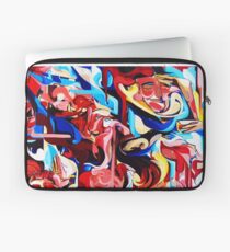 Expressive Abstract People Composition painting Laptop Sleeve