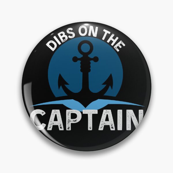 Item preview, Dibs On The Captain Funny Captain Wife Retro Boating Boat  designed and sold by ArtFromBeyond.