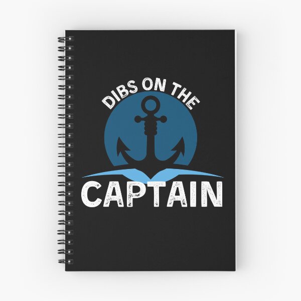 Item preview, Dibs On The Captain Funny Captain Wife Retro Boating Boat  designed and sold by ArtFromBeyond.